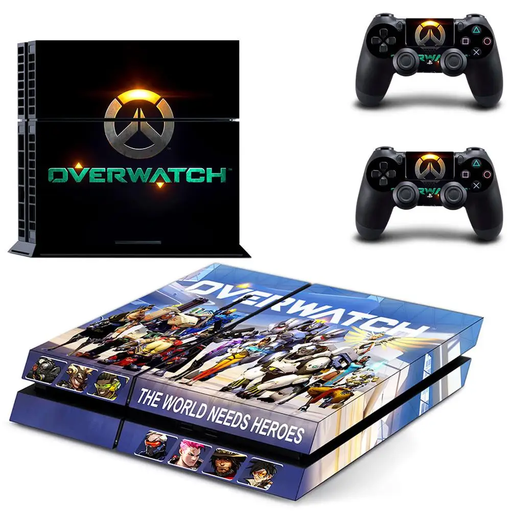 Наклейка s OW D. Va наклейка для PS4 PS 4 виниловая наклейка игровая станция 4 Pegatinas Adesivos для консоли playstation 4 и 2 контроллера - Цвет: GYTM0414