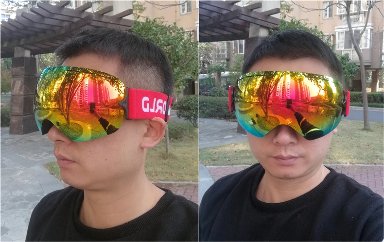 Light ski goggles double lens layers UV400 anti fog big ski mask glasses skiing men women snow snowboard goggles Winter Eyewear Light ski goggles double lens layers UV400 anti fog big ski mask glasses skiing men women snow snowboard goggles Winter Eyewear