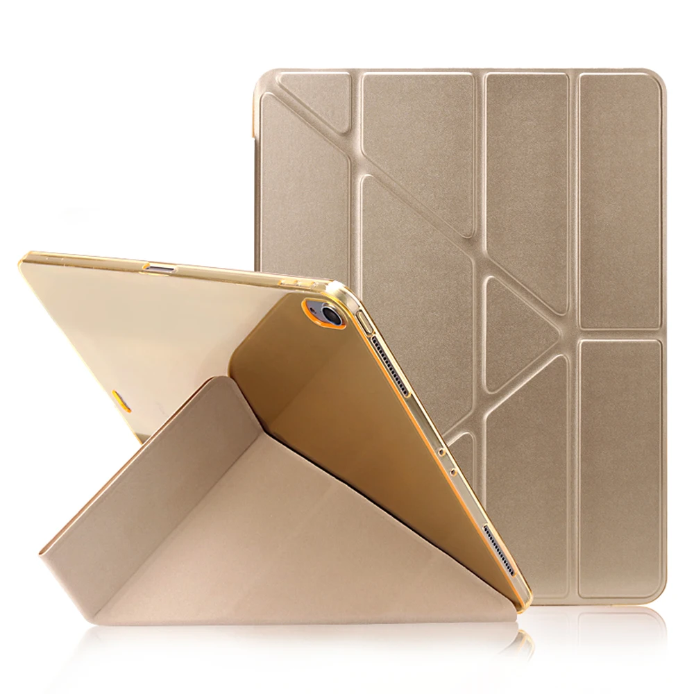 gold Чехол для iPad Pro 12,9, искусственная кожа и силикон, мягкий чехол для iPad Pro 12,9, противоударный чехол для iPad Pro 12,9 - Цвет: gold
