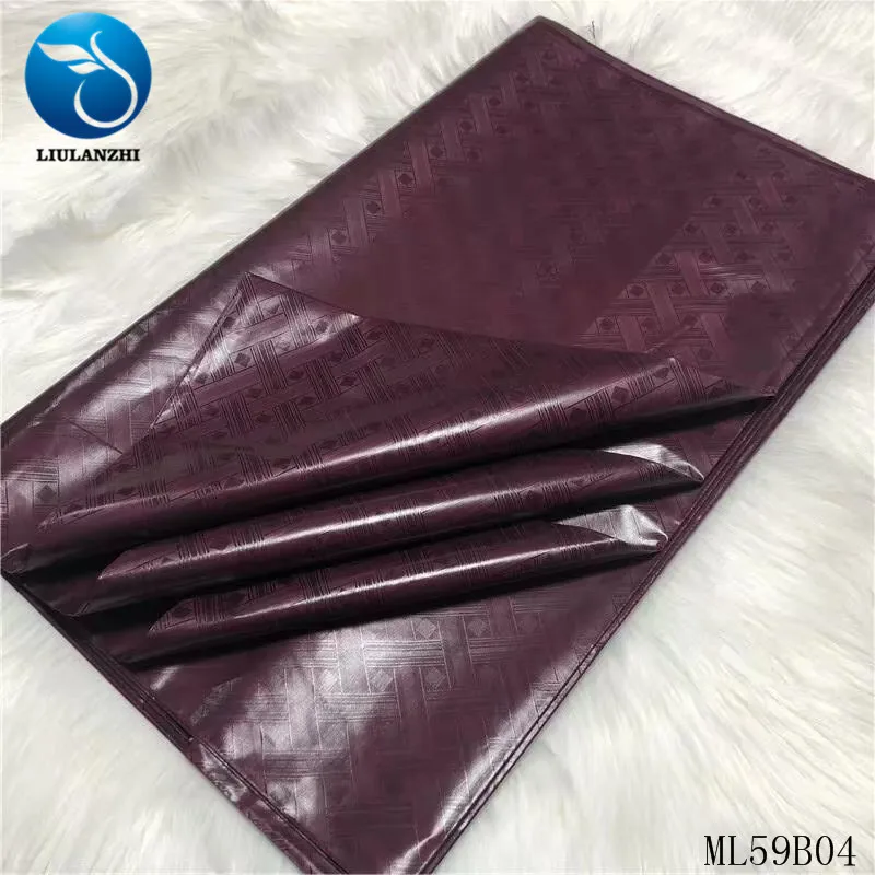 LIULANZHI 5 ярдов Bazin Riche ткани Сделано в Китае хлопок Африканское парчовое Riche Bazin Ткань для шитья 5 ярдов/партия ML59B04