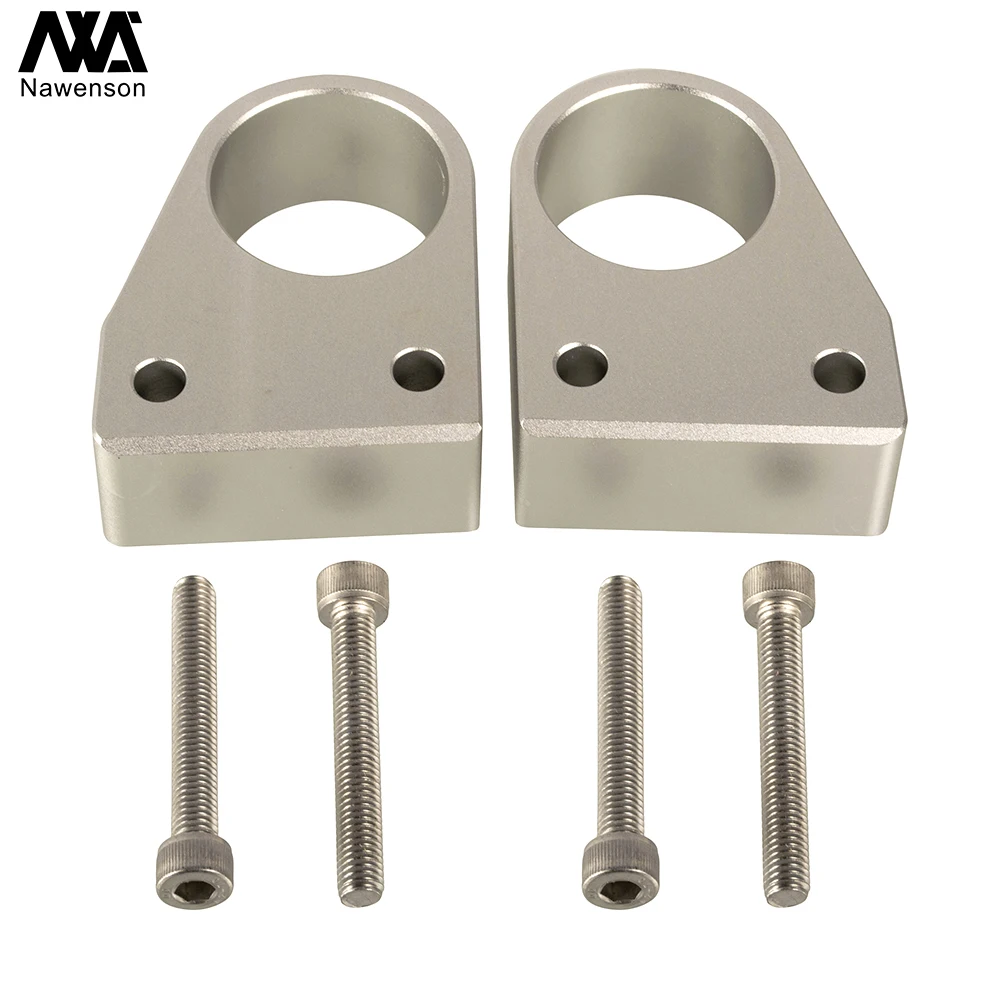 

Motorcycle Handlebar Riser Relocation Adapters Aluminum Mounts Extension Kit for VFR800 2014-2018