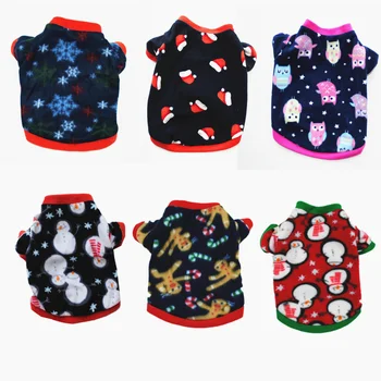 

Pet Christmas Clothes for Pugs Fashion Warm Teacup Puppy Clothes Dog Hoodie Sweater for Dogs Christmas Winter Clothes for Dog
