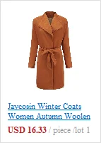 CHAMSGEND Women Wool Long Coat 2019 Autumn Winter Lapel Long Sleeve Woolen Coats Office Overcoat Outwear Abrigo Mujer 1108