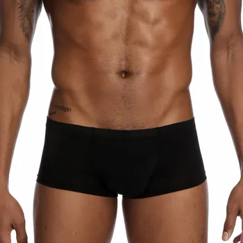 

Mens Boxer Underwear Sexy Underpants Solid Ice Silk Bulge Pouch Sexy Boxershorts Men Breathable Underpants Men Boxers Underwear