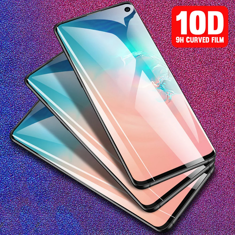 Note 10 Pro стекло для samsung Galaxy S10E S10 Note10 Plus 10D Закаленное стекло пленка на samsung S10Plus изогнутая Защитная пленка для экрана