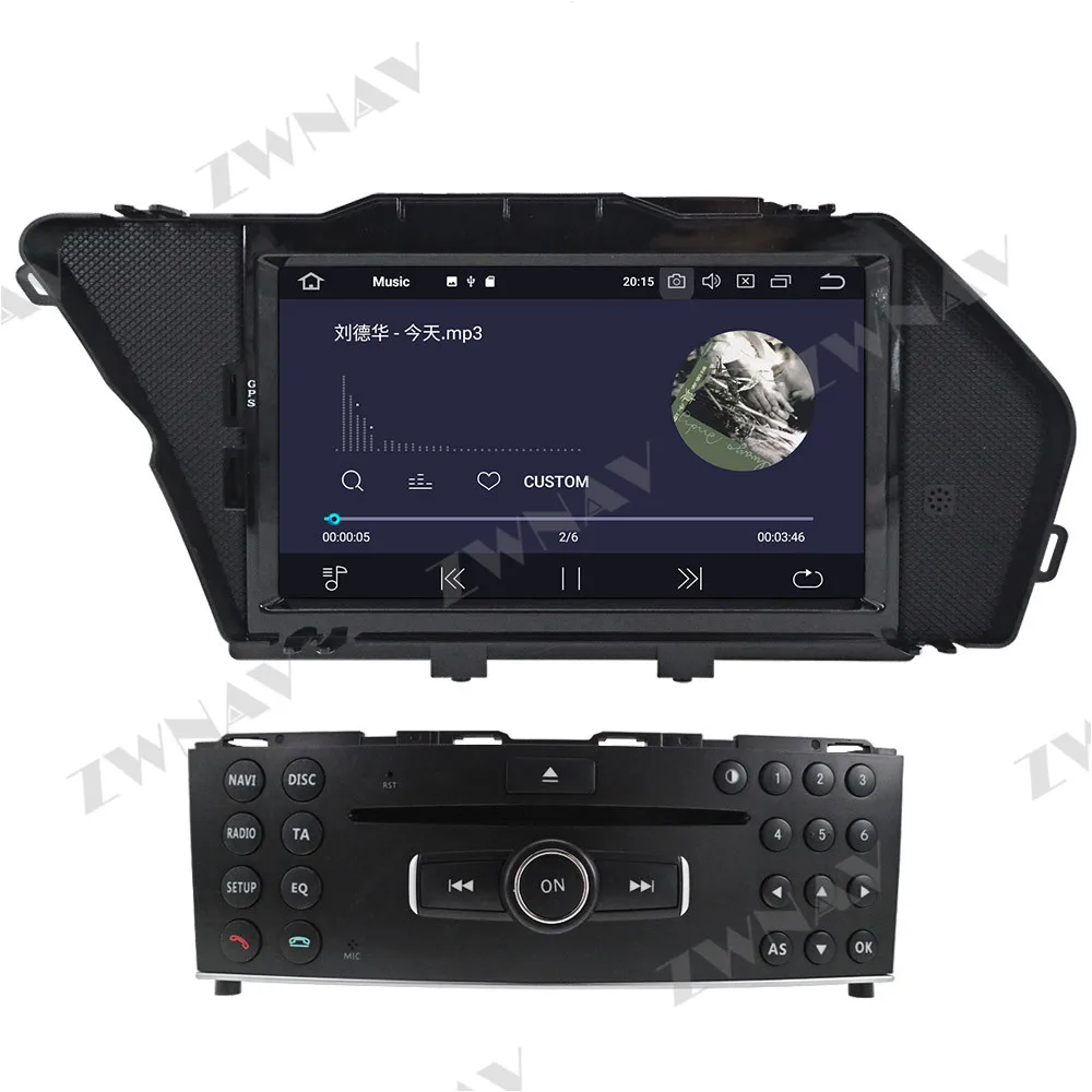 Carplay IPS 2 Din Android 10 Screen For Mercedes Benz GLK X204 GLK300 GLK350 Auto Audio Radio Stereo Multimedia Player Head Unit