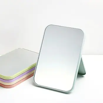 

Folding Portable Large Square High Definition Single Side Cosmetic Mirror Portable and Easy to Use Simple and Beautiful