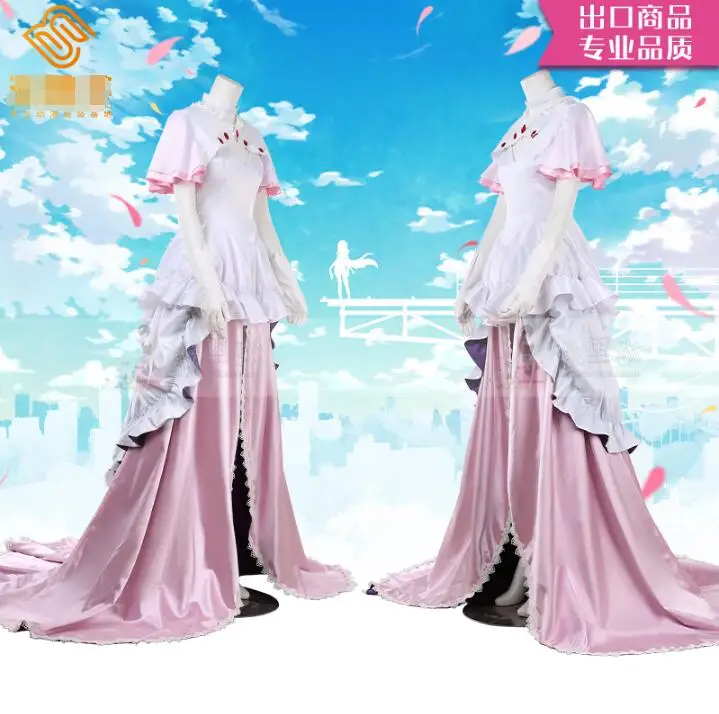 Японское аниме Волшебная девушка Mahou Shoujo Kaname Мадока косплей костюм на заказ