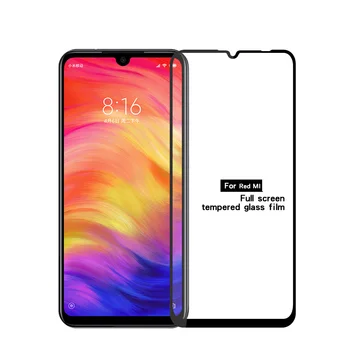 

Full cover Tempered Glass For Redmi 7 7A 7S 8 8A Screen Protector For Redmi Note 7 Pro Note7S creen protector glass color film
