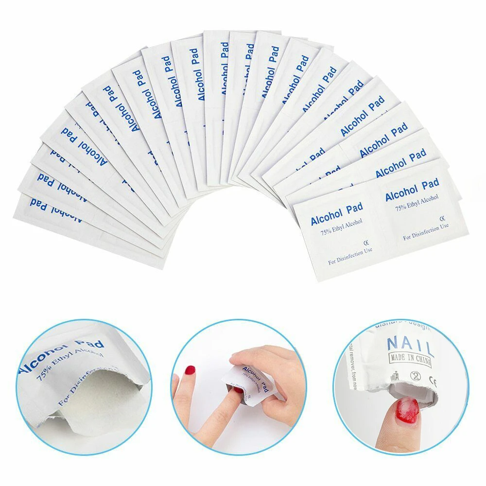 

20/50/100pcs Gel Nail Polish Remover Wraps Lint Free Wipes Soak Off Cleanser Nail Art Degreaser Cleaner Vernis Semi Permanant Uv