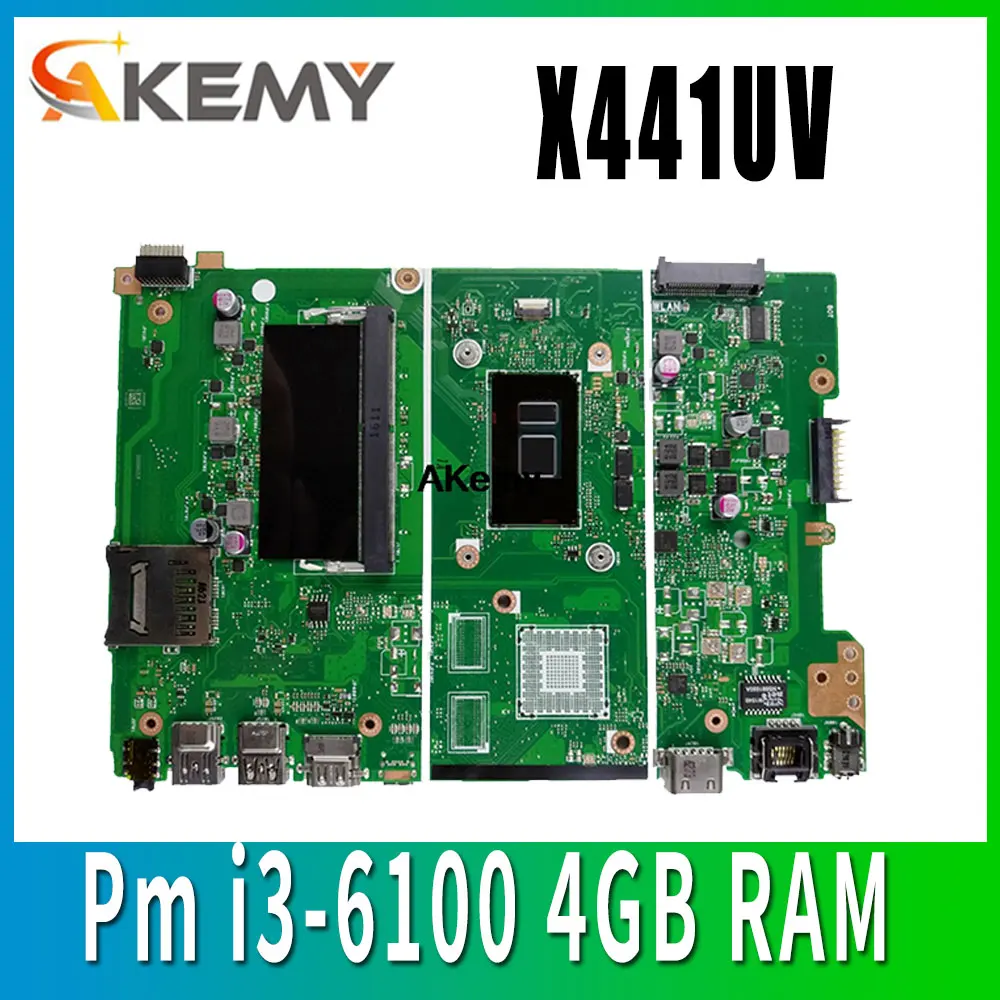 Материнская плата X441UV для ASUS X441U F441U A441U материнская ноутбуков оригинальная тест Pm