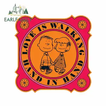 

EARLFAMILY 13cm x 12.9cm For Patty And Shermy Various Cars Decal Scratches Keep Out Car Anime Stickers Windshield Laptop Decor