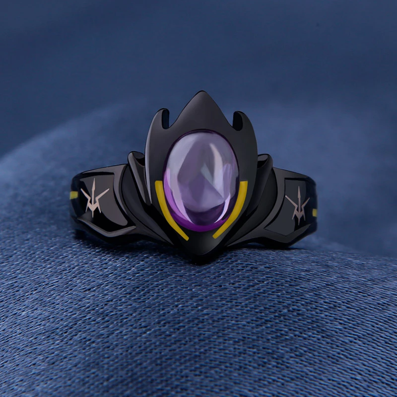 Code Geass Lelouch Zero Helm Masker Ring S925 Sliver Anime Cosplay Verstelbare Sieraden Sterling Sliver Ringen Ringen Aliexpress