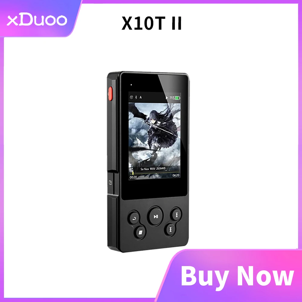Цифровой декодирующий плеер xDuoo X10T II музыкальный проигрыватель с Bluetooth и