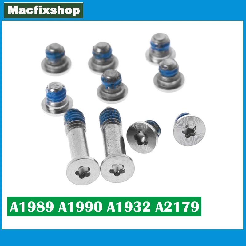 5 Set/Lotto Per Macbook Pro Air 13.3 "15.4" A1989 A1990 A1932 A2179 Viti Inferiori Set Space Grey Silver Rose Gold 2018 2019