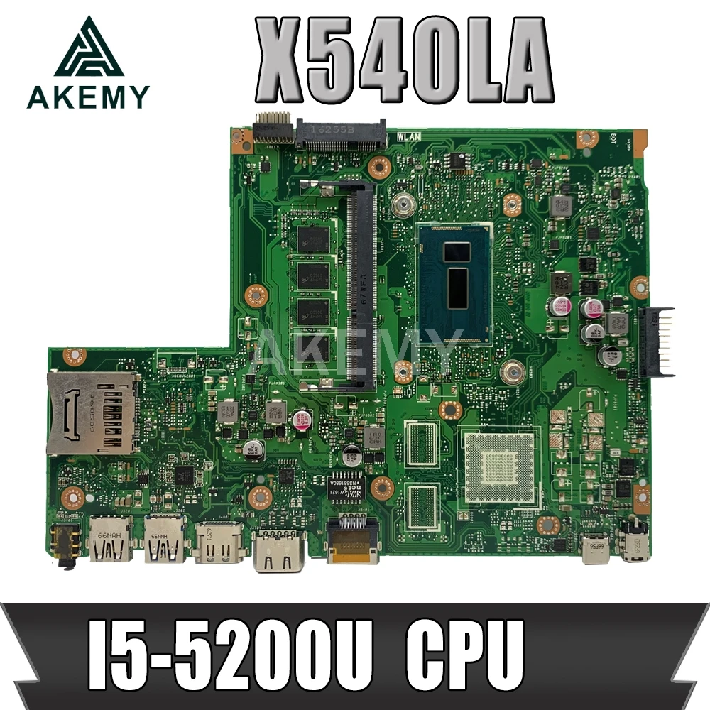 X540LJ материнская плата для ASUS X540L F540LA X540LA ноутбука 4G RAM I5-5200U REV2.1 тестовая работа 100% |