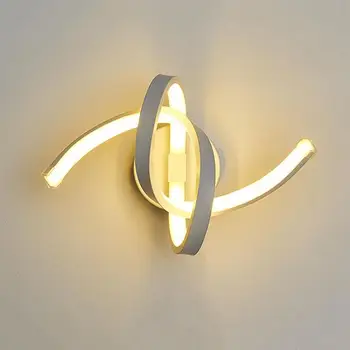 

Creative LED Spiral Wall Lamp Modern Bedside Lamp Decorative Night Light For Bedroom Living Room