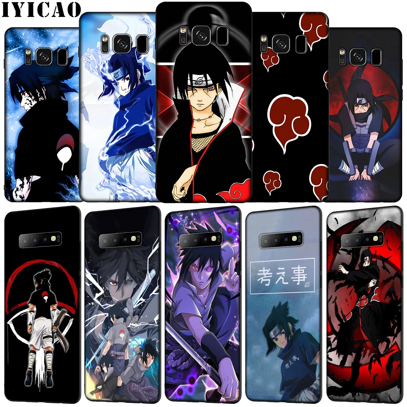 IYICAO Naruto Uchiha Itachi Sasuke мягкий чехол для телефона Samsung Galaxy S20 Ultra S10e S9 S8 Plus S6 S7 Edge S10 Lite |
