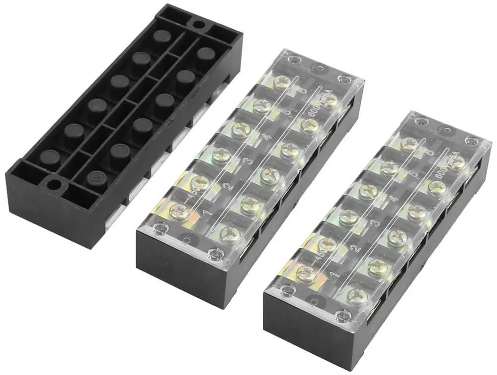 bloco tira fio conector 600 v 15a