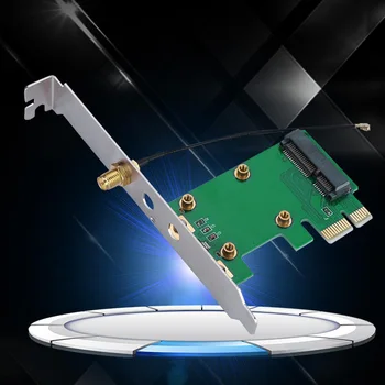 

Add On Wireless WiFi Network Replacement Adapter Card Accessories Antenna Professional Desktop PC Convertor MiniPCI-E To PCI-E