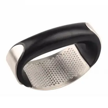 

Stainless Steel Garlic Cutter Garlic Press Cutter Squeeze Garlic Crusher Press Chopper Slicer with Safe ABS handle