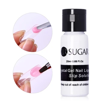 

UR SUGAR 20ml Nail Slip Solution for Poly Nail Gel Acrylic UV Builder Extended Crystal Gel Soak Off UV Gel Varnish