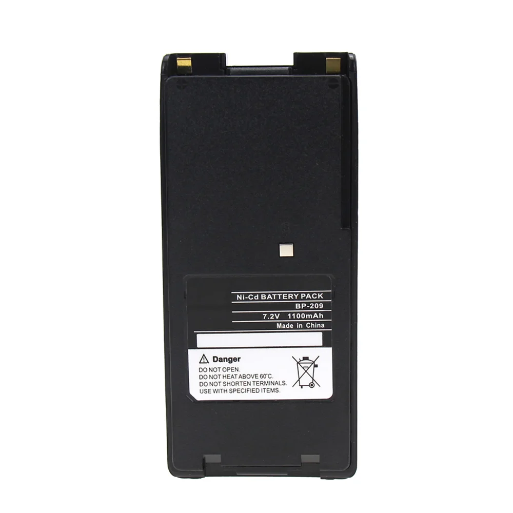 2x Pack for Icom BP 210 Two Way Radio Battery with Clip 1300mAh 7 2V NI 3