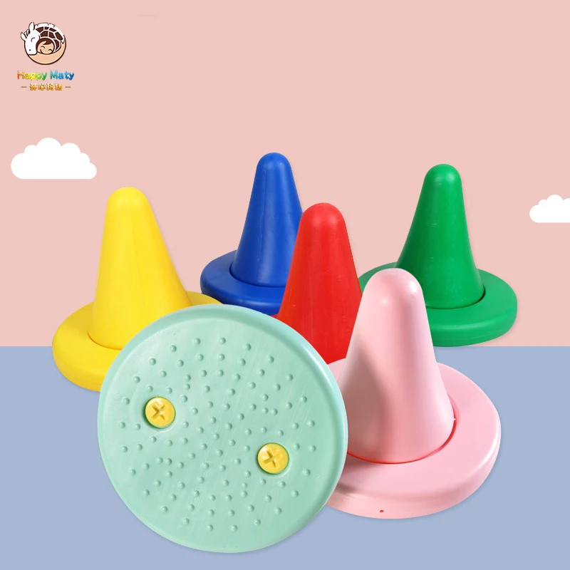 

Happymaty Kids Balance Chair Plastic T Stool Single Leg Chair Baby Indoor Outdoor Toys Fitness Activity Games for Children HM7