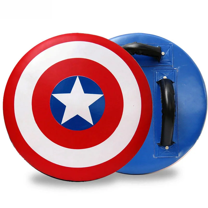

America Captain Target Karate Foot Target Taekwondo Foot Target Circle Target round Shield Punch Mitts Focus Mitts Leg Target Ch