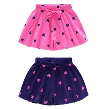 Летняя одежда для детей от 18 лет новая стильная детская одежда, Южная Корея, желтые шорты с принтом в пасторальном стиле для больших мальчиков и девочек