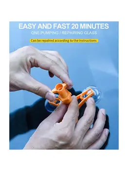 

Car Windshield Repair Kit Auto Glass Crack Repair Tools with Repair Resin