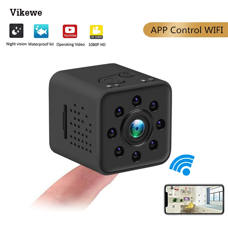 Vikewe SQ23 wifi мини камера маленькая камера HD 1080 P видео сенсор ночного видения Видеокамера микро камера s DVR регистратор движения видеокамера