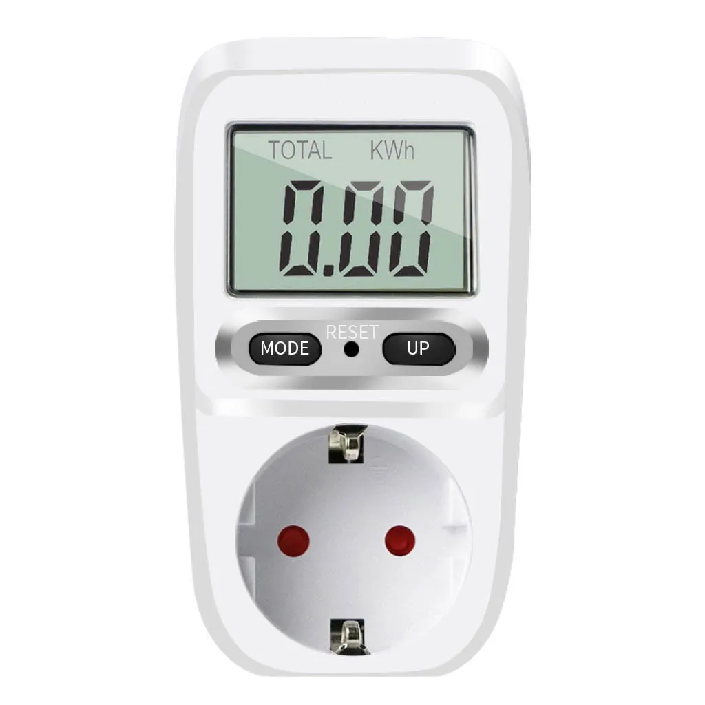 

AC Power Meter 220V Digital Wattmeter EU Energy Meter Watt Monitor Electricity Cost Diagram Measuring Socket Analyzer