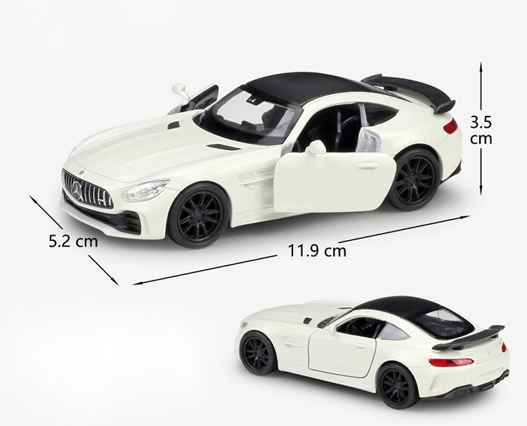 WELLY 1:36 Similator литая модель игрушечного автомобиля Mercedes-AMG GTR Модель гоночного автомобиля вытяжной назад Металлический Игрушечный Автомобиль из сплава для детей Коллекция подарков