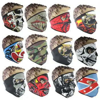 

Outdoor Motorcycle Face Mask Warm Windproof Winter Snowboard Ski Mask Ride Bike CS Cap Balaclava Neoprene Face Mask Protector