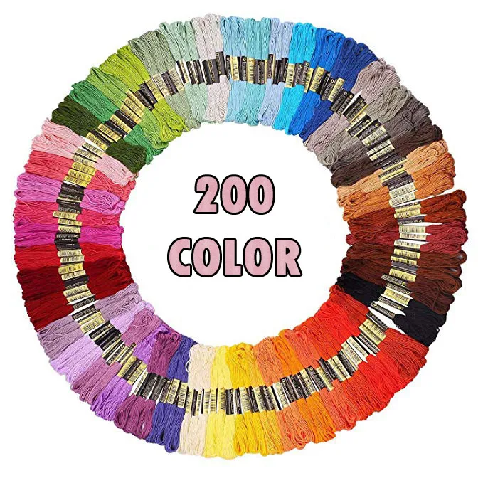Crafts Floss Embroidery Floss Embroidery Thread Bracelets Floss 150 Skeins Rainbow Color Cross Stitch Threads