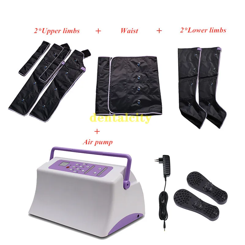 G Пневматическая машина давления устройство электрический воздушный компрессионный массажер для ног Вибрация инфракрасная рука Талия Воздушная волна дома - Цвет: G
