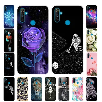 

Case For OPPO Realme C3 RMX2020 Cover Silicone Soft TPU Flower Funda For OPPO Realme C3 Case RealmeC3 C 3 Phone Cases Coque