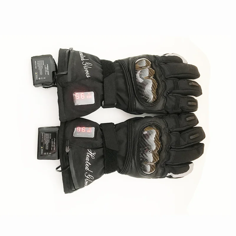 Best Gift Rechargeable Heating Gloves with 2200 Mah Battery Waterproof Thermal Electric Motorcycle Heating Gloves Touch Screen