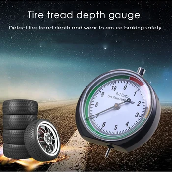 

Tire tread depth gauge Tire depth gauge Car Tyre Tread Depthometer Depth Indicator Gauge Wheel Measure Tool