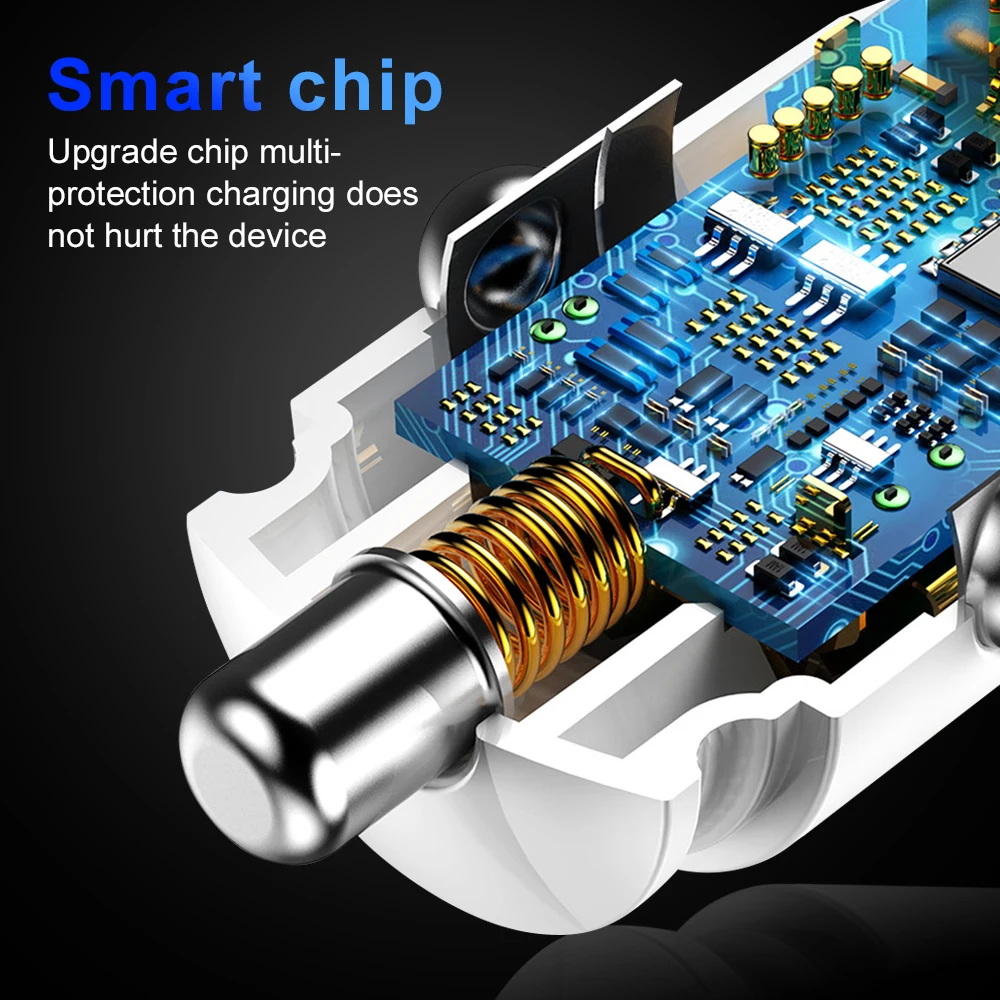 Suhach мини USB Автомобильное зарядное устройство Quick Charge 3,0 одно USB Автомобильное зарядное устройство для iPhone samsung Xiaomi быстрое зарядное устройство адаптер для мобильного телефона