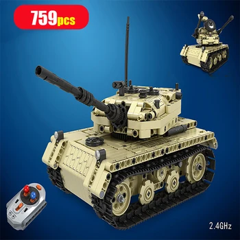 

1061PCS High Quality Tank Model Building Blocks Toys Mini Military Vehicle Model Educational Block For Kids Birthday Presents