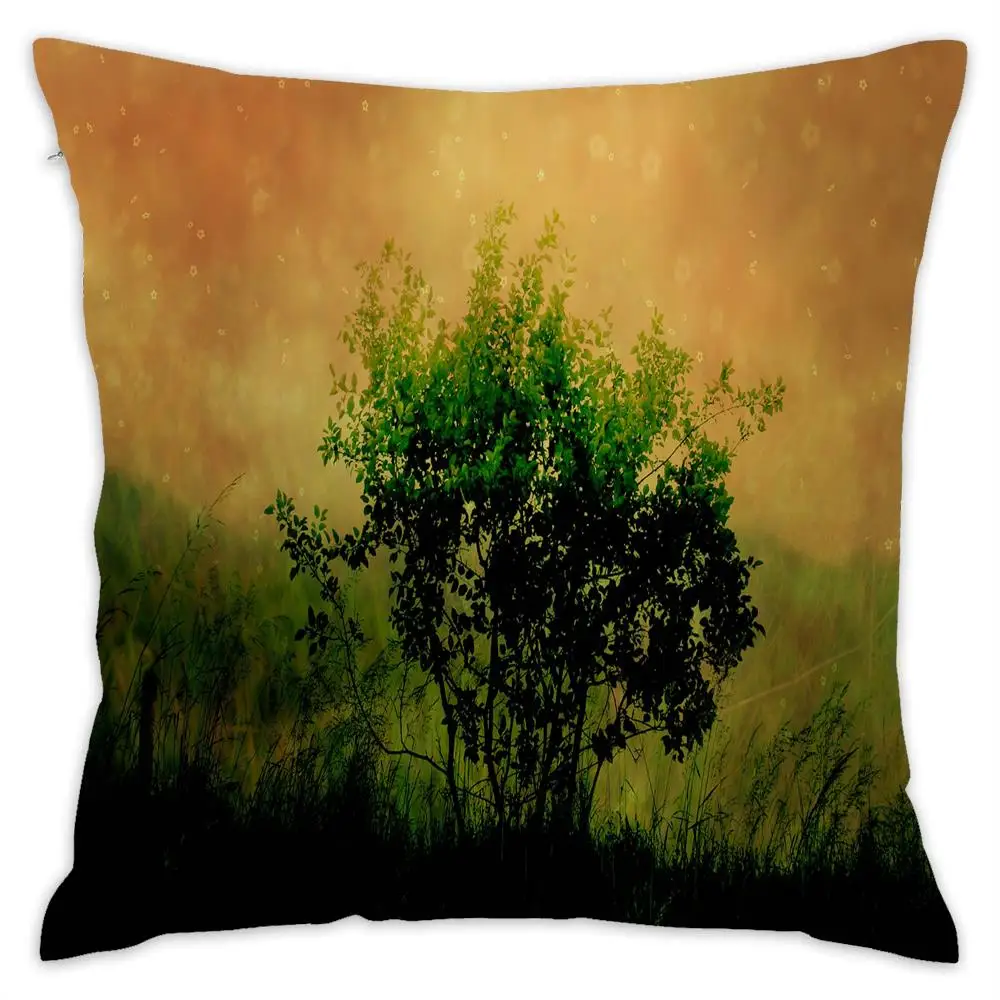 [Douladou] декоративные цветочные природа подушки CoverPillow чехол полиэстер Декоративная Подушка Чехол радужной расцветки Подушка Чехол размером 45*45 см - Цвет: 18