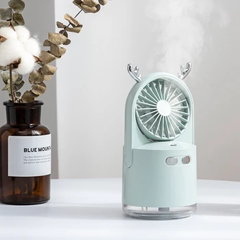 

Handheld Misting Fan USB Mini Fan Cool Mist Humidifier with Fan Personal Fan Desktop Fan for Camping, Hiking, Outdoor