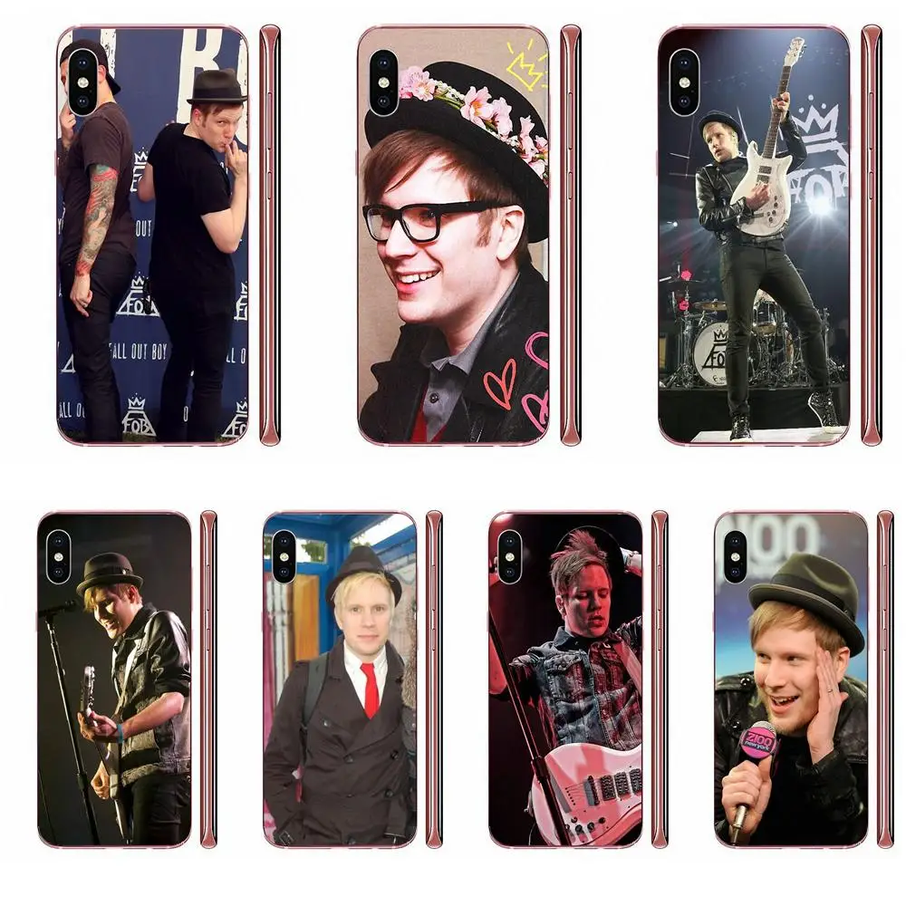 For Apple iPhone 11 Pro X XS Max XR 4 4S 5 5C 5S SE SE2 6 6S 7 8 Plus Transparent Cover Case Fall Out Boy Patrick Vaughn Stump | Мобильные