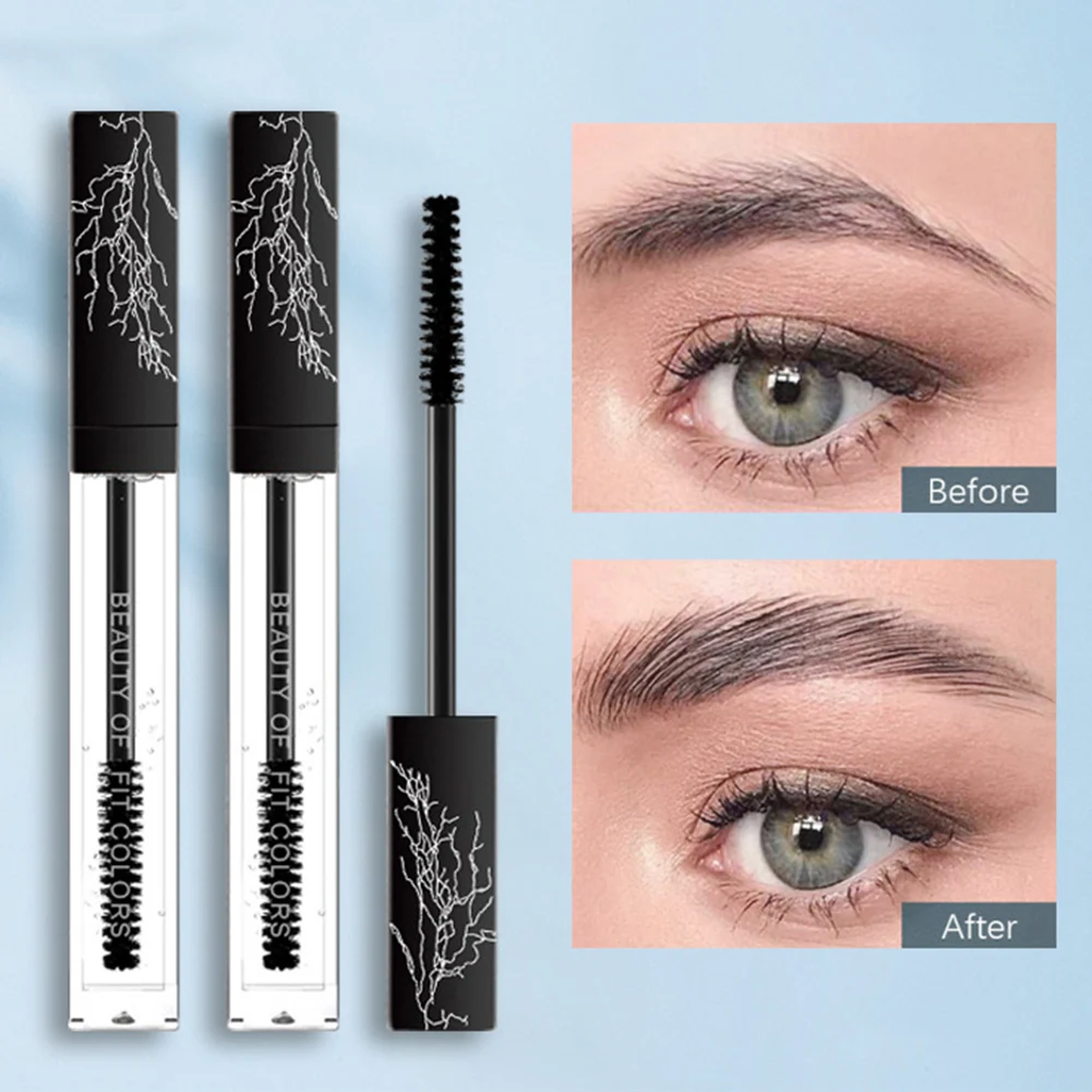 Водостойкий гель для бровей прозрачный стойкий фиксации ресниц 3D натуральных