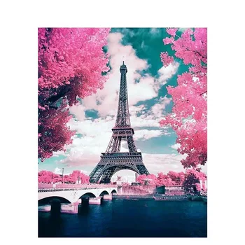 

5D DIY Diamond Painting Diamond Embroidery Full Square Drill Paris Embroidery Cross Stitch Handwork Rhinestone Home paints