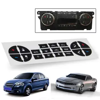 

New Car AC Dash Button Repair Sticker Decal Kit Dash 07-13 For Chevrolet For Buick For GMC Vehicles Car Decal Stickers