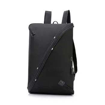 

Anti-theft Mens Light USB Charging Backpack Laptop Notebook Travel School Bag