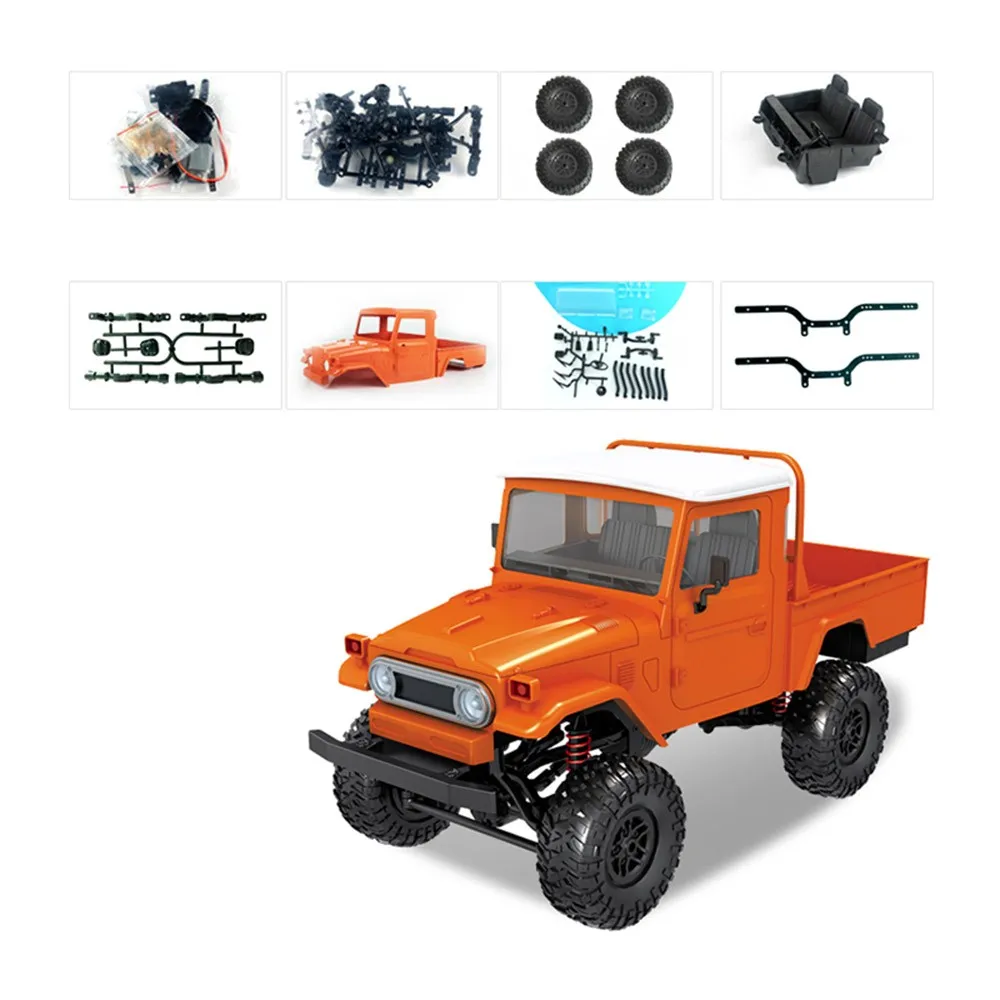 MN45 1/12 2,4G Rc автомобиль 4WD комплект RC Гусеничный внедорожник с дистанционным управлением Грузовик уличные игрушки для детей